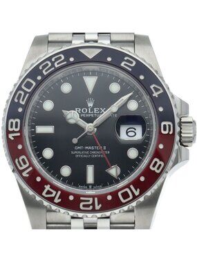 Rolex GMT-Master 2 Watch SS Black